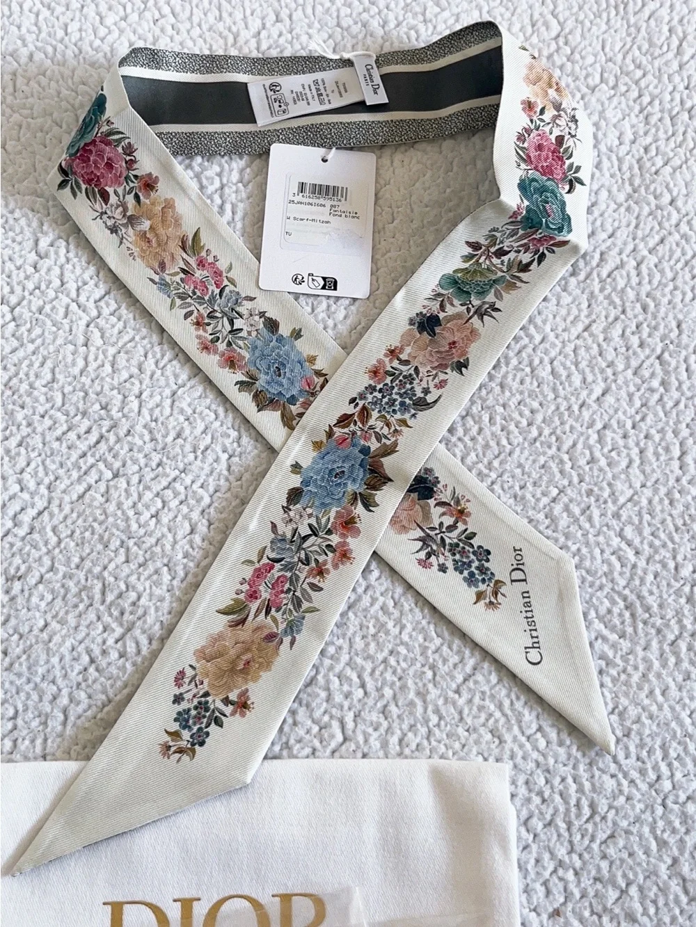 Dior Jardin D’hiver Mitzah Silk Scarf